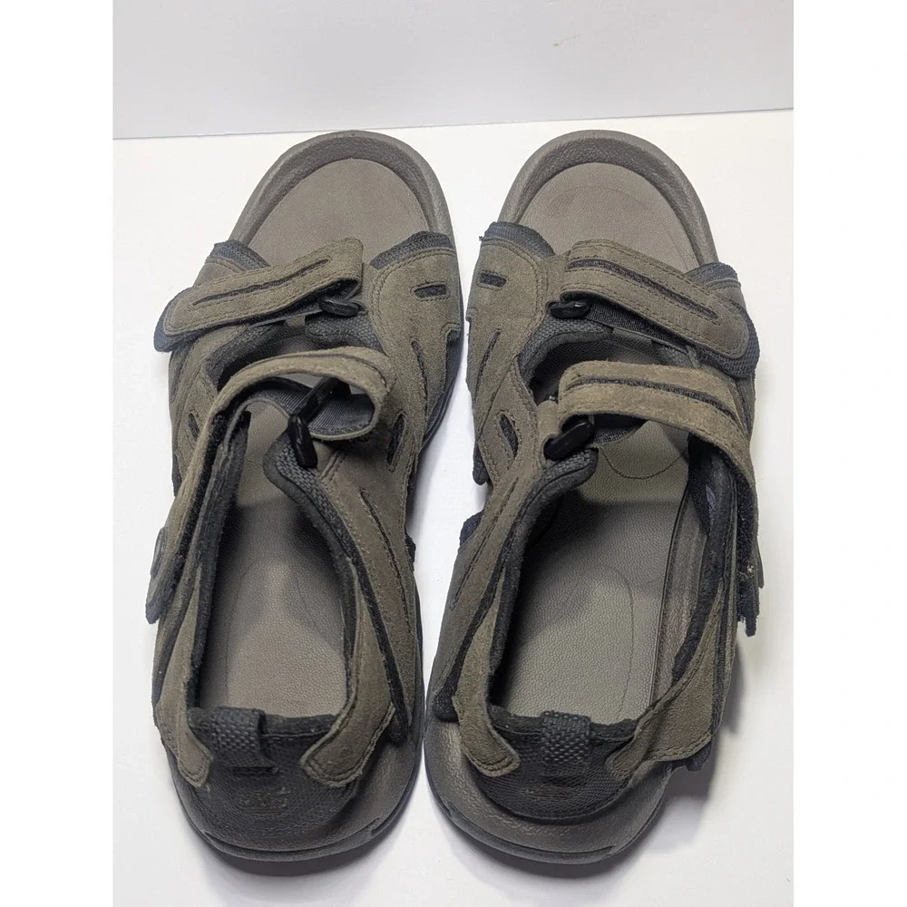 Timberland Mens Trail Sport Sandals Dark Olive Green Adjustable Straps BSFP 10